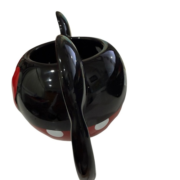 Disney Minnie Mouse Icon Signature Ceramic Mug 23ounce 3D Ears Raised Bow New - Picture 2 of 5